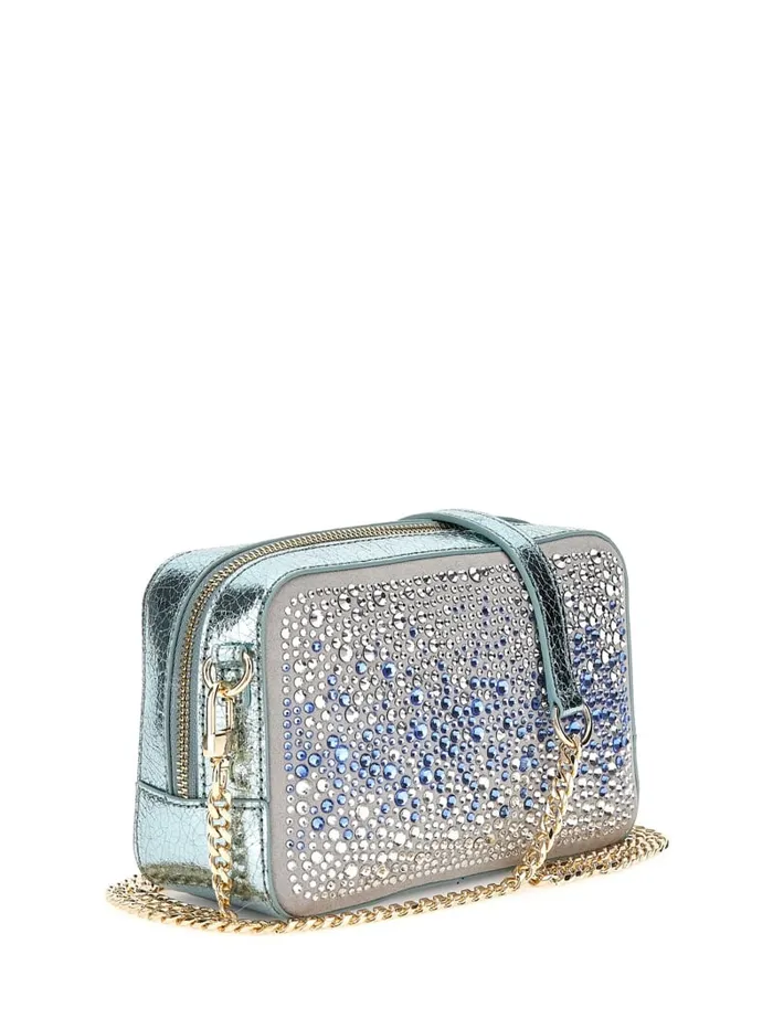 GUESS Crossbodies Sofia Crystal Mini Crossbody Pink 8211 Unisex