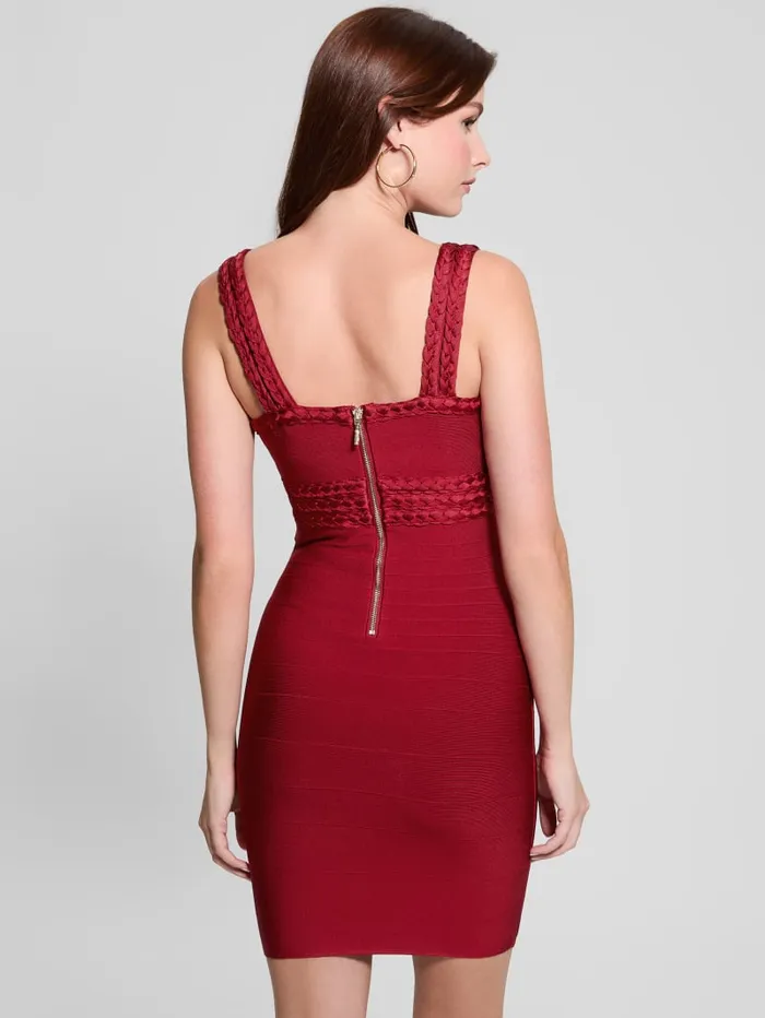 GUESS Dresses and Jumpsuits Ashlee Braided Bandage Dress Red 8211 Women