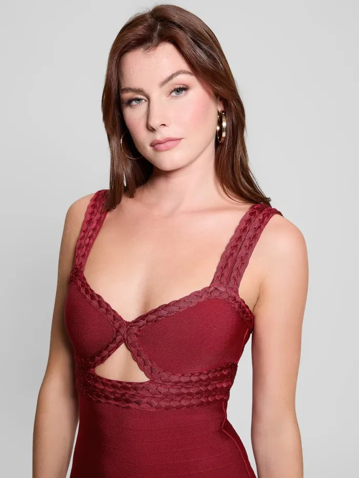 GUESS Dresses and Jumpsuits Ashlee Braided Bandage Dress Red 8211 Women