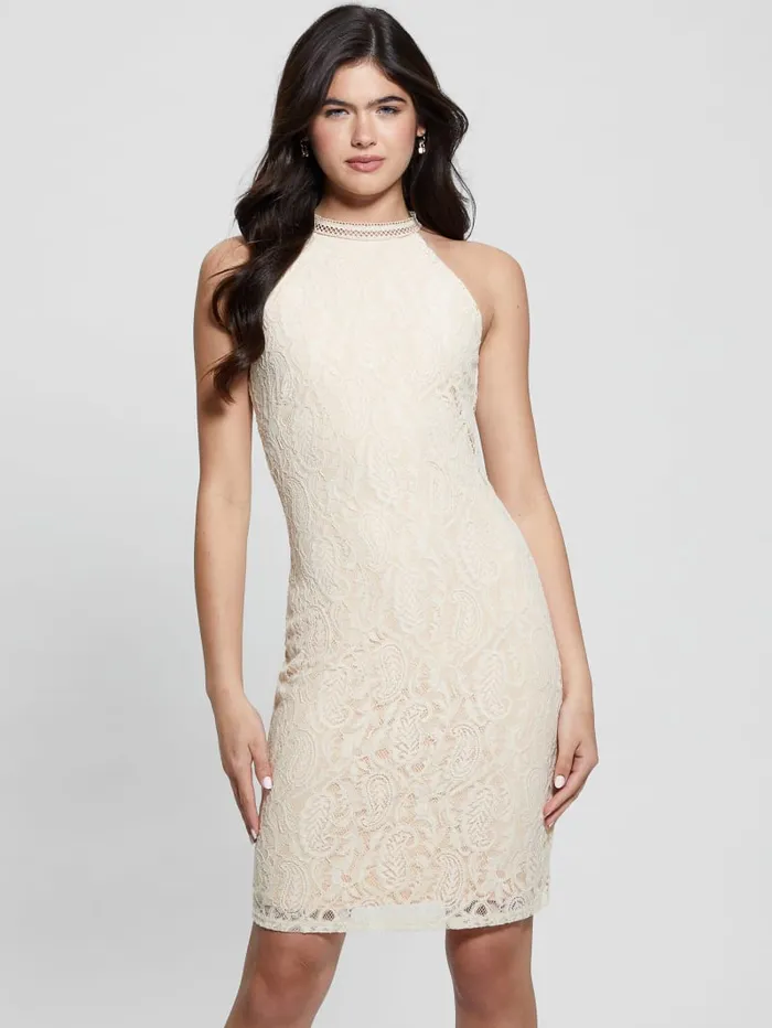 GUESS Dresses and Jumpsuits Liza Mini Dress Beige 8211 Women