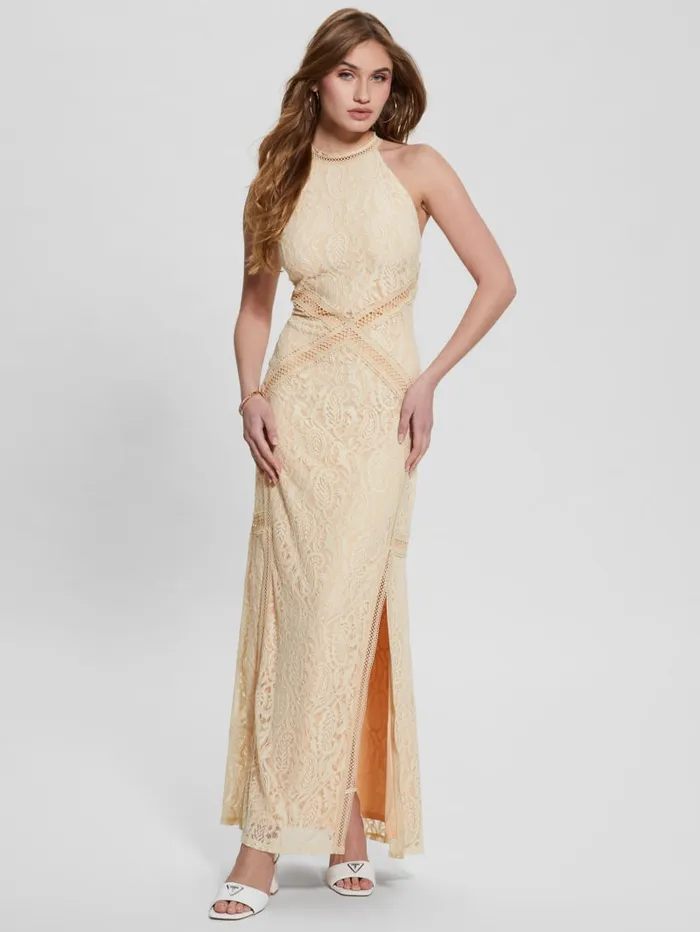 GUESS Dresses and Jumpsuits New Liza Dress Beige 8211 Women