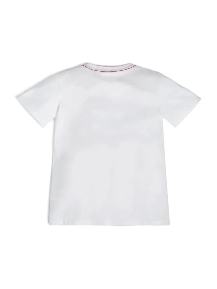 GUESS Gifts For Kids Eco Logo Tee 714 White 8211 Kids