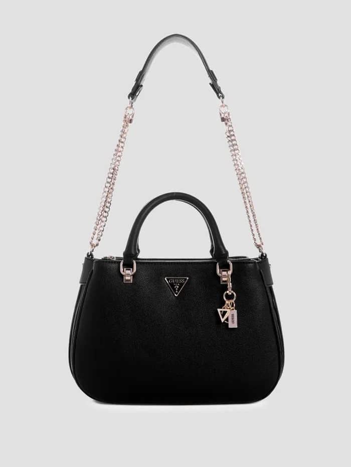GUESS Handbags Fedora Shoulder Satchel Black 8211 Women
