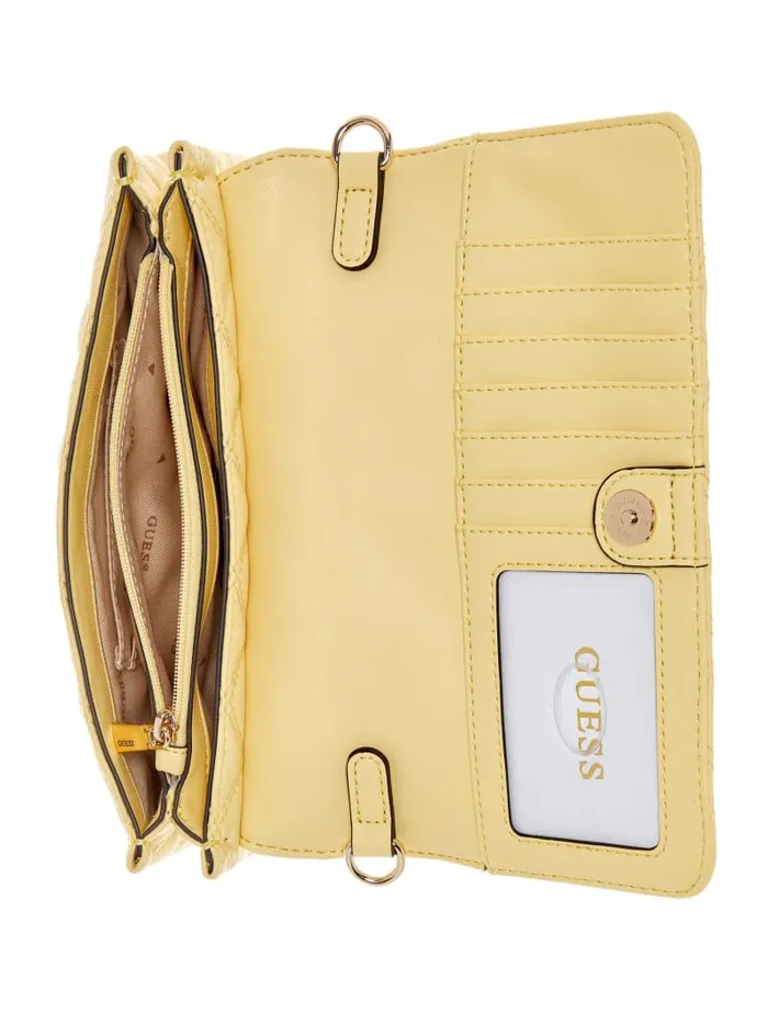 GUESS Handbags Giully Crossbody Organizer Black 8211 Women
