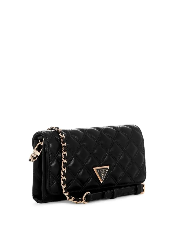 GUESS Handbags Giully Crossbody Organizer Black 8211 Women