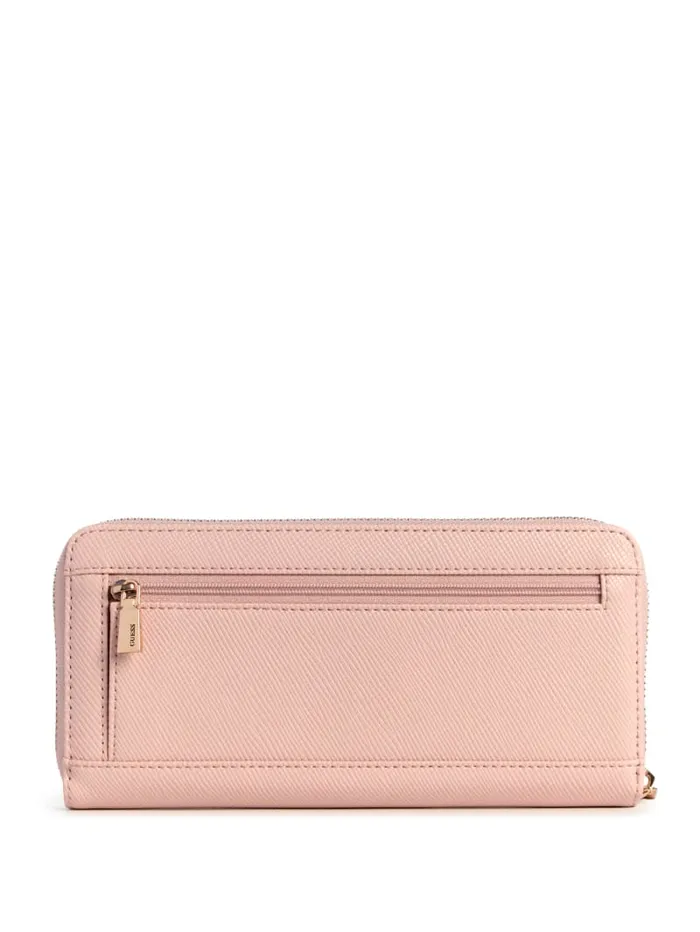GUESS Handbags Laurel Large ZipAround Wallet Black 8211 Women