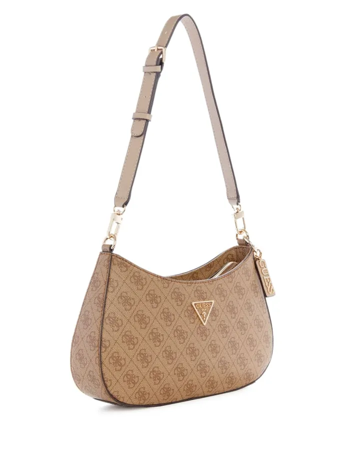 GUESS Handbags Noelle Quattro G Shoulder Bag Black 8211 Women