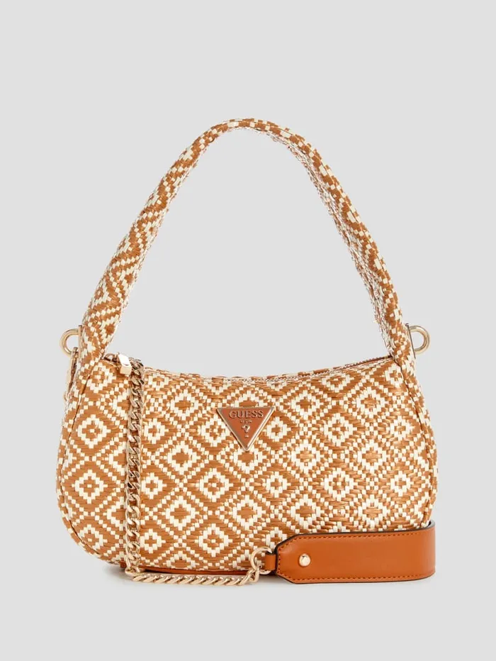 GUESS Handbags Rianee Hobo Brown 8211 Women