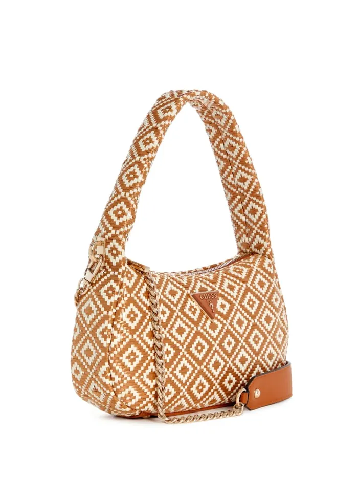 GUESS Handbags Rianee Hobo Brown 8211 Women