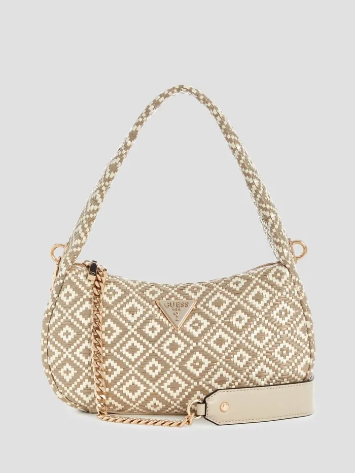 GUESS Handbags Rianee Hobo Brown 8211 Women