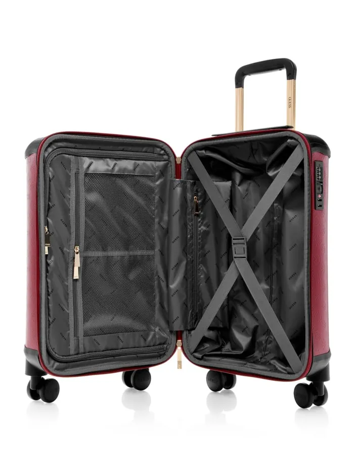 GUESS Handbags Wilder Peony 20034 8Wheel Suitcase Red 8211 Women