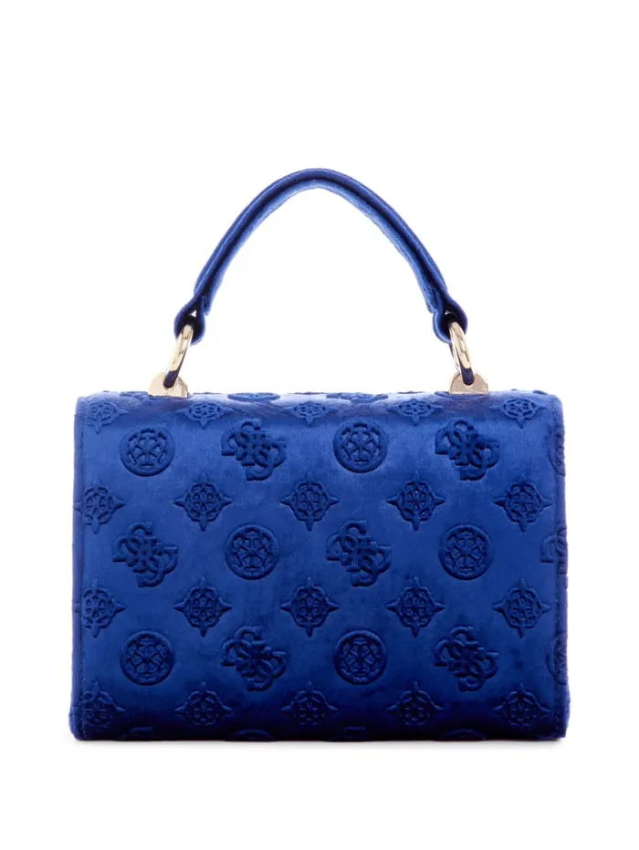 GUESS Handbags Zalina Mini TopHandle Bag Black 8211 Women
