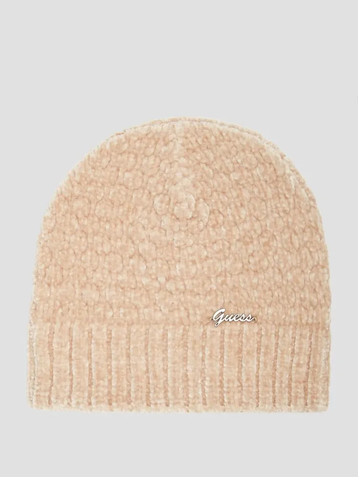 GUESS Hats and Scarves Eco Talia Chenille Beanie Red 8211 Women