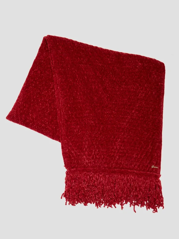GUESS Hats and Scarves Eco Talia Chenille Scarf Beige 8211 Women