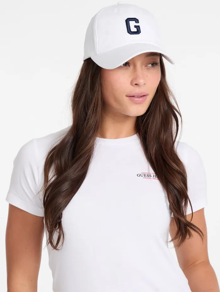 GUESS Hats and Scarves Eco Twill Trucker Hat Black 8211 Women