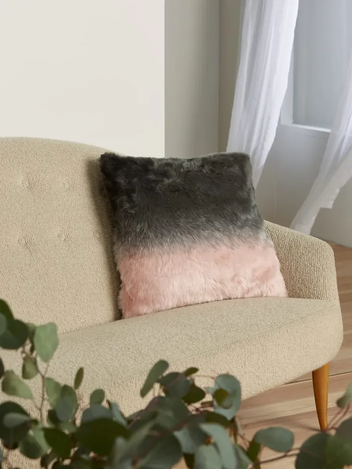 GUESS Home FauxFur Pillow Brown 8211 Women