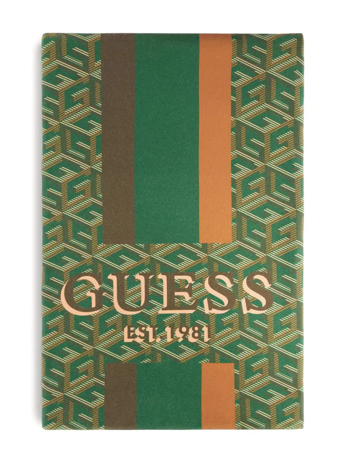 GUESS Home Fleece G Cube Blanket Brown 8211 Women