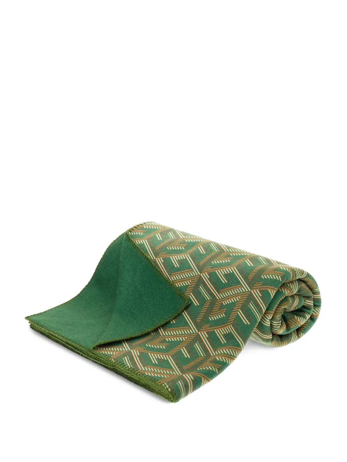 GUESS Home Fleece G Cube Blanket Brown 8211 Women