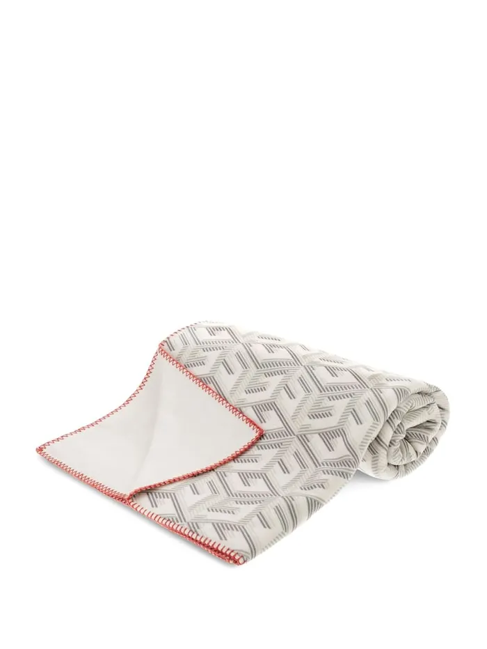 GUESS Home Fleece G Cube Blanket Brown 8211 Women