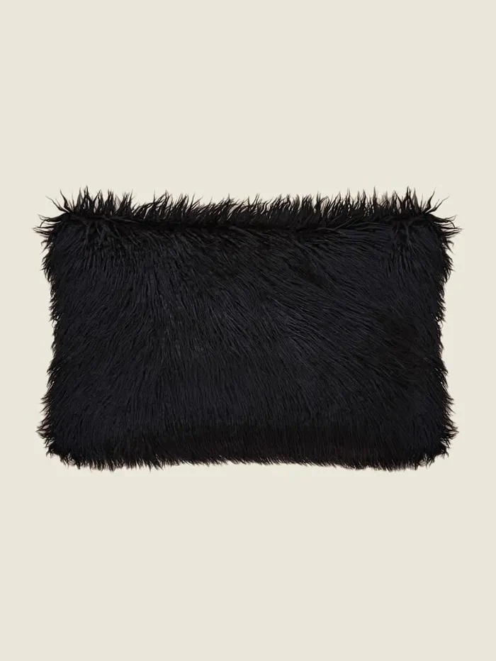 GUESS Home Helma Rectangular FauxFur Pillow White 8211 Women