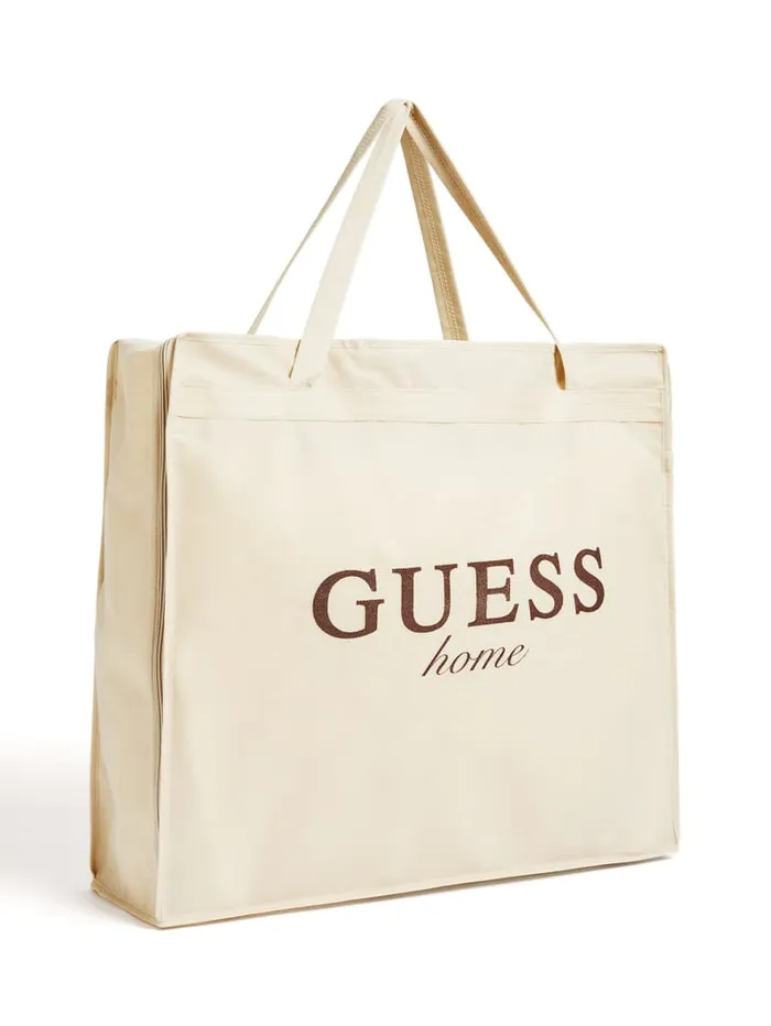 GUESS Home Helma Rectangular FauxFur Pillow White 8211 Women
