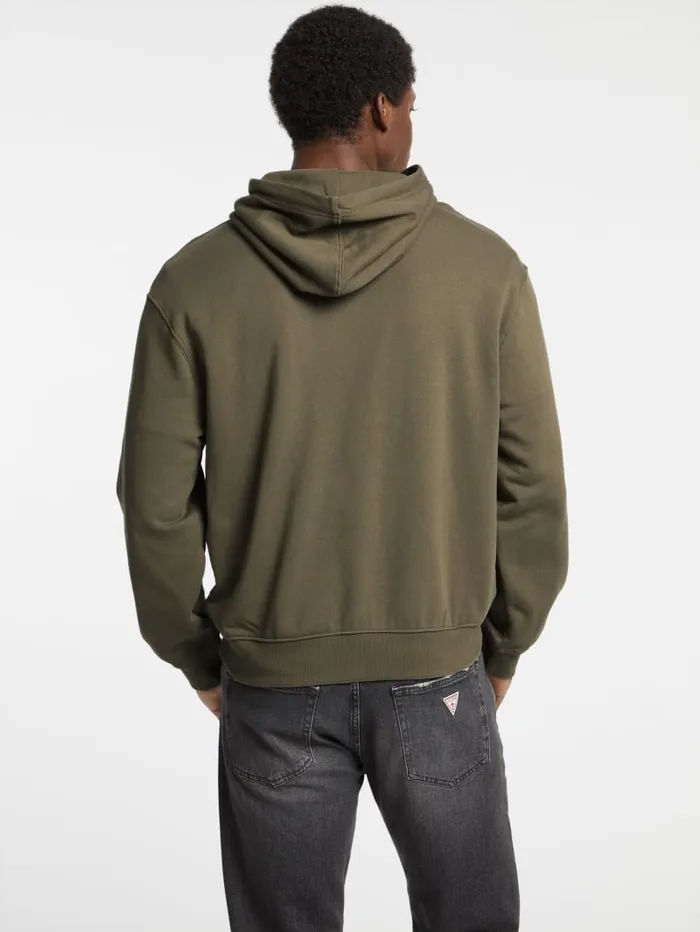 GUESS Hoodies and Sweaters Eco Hooded Logo Sweater Beige 8211 Men