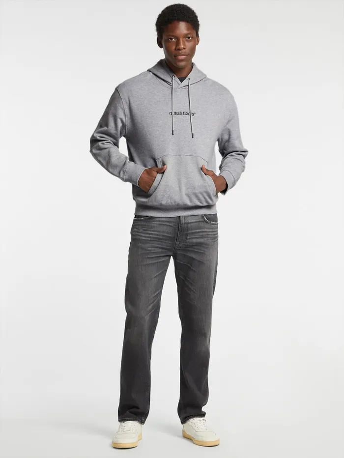 GUESS Hoodies and Sweaters Eco Hooded Logo Sweater Beige 8211 Men