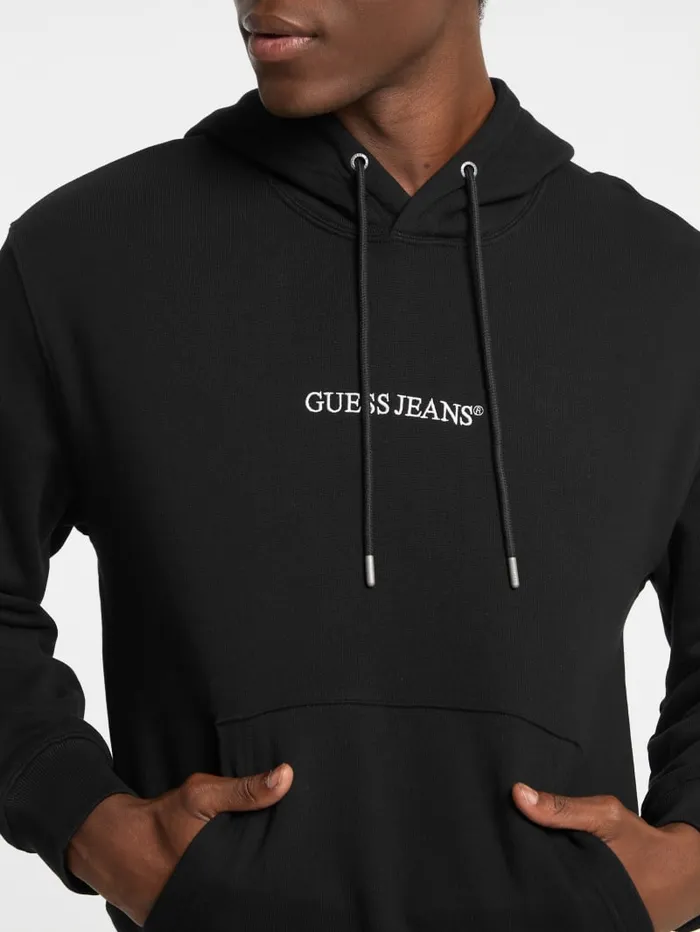 GUESS Hoodies and Sweaters Eco Hooded Logo Sweater Beige 8211 Men