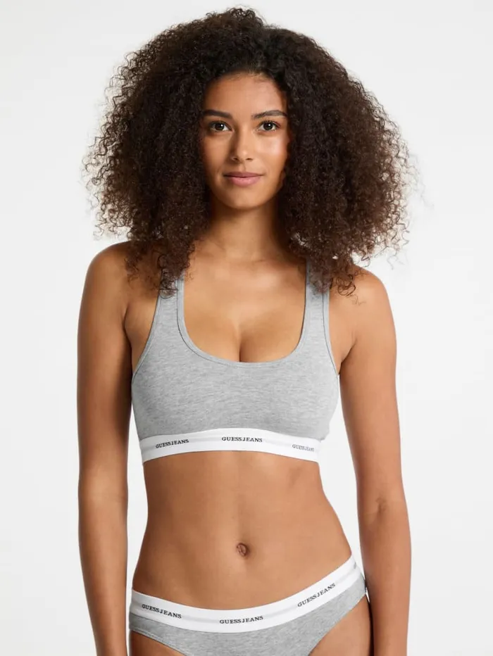 GUESS Intimates Eco Jeans Bralette Gray 8211 Women