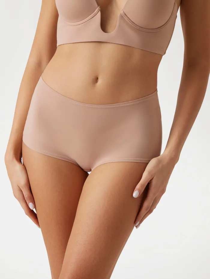 GUESS Intimates Eveline Boy Short Panty Brown 8211 Women