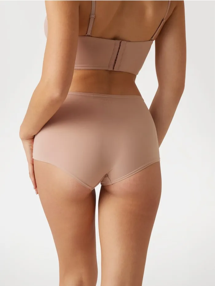 GUESS Intimates Eveline Boy Short Panty Brown 8211 Women