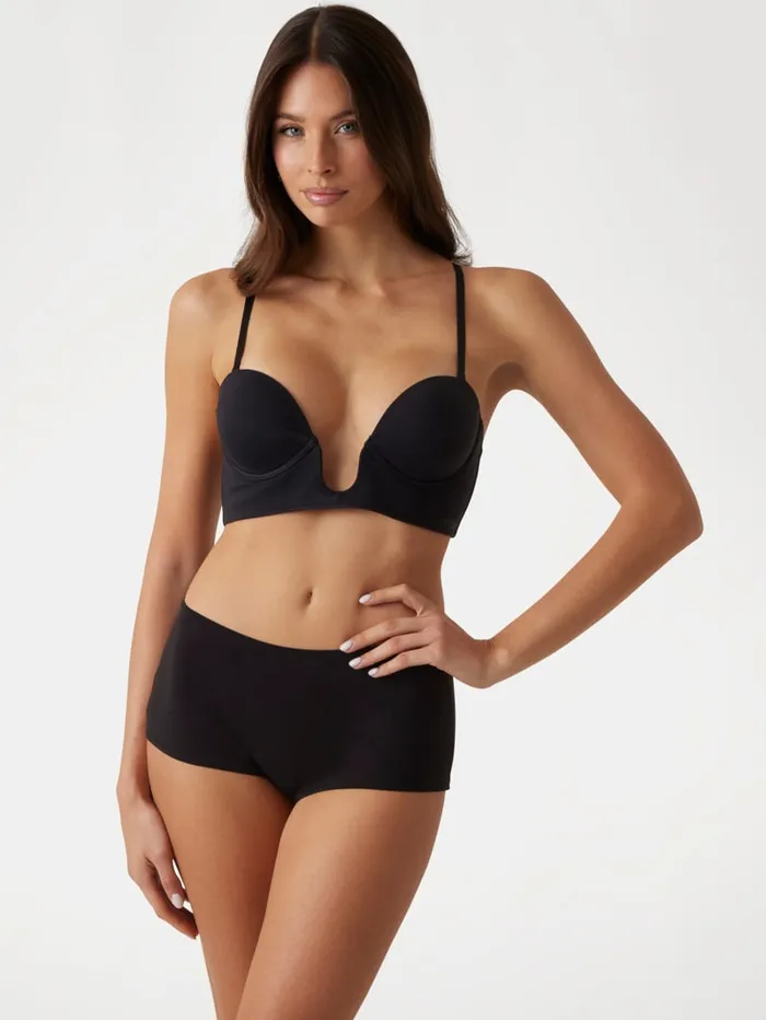 GUESS Intimates Eveline Boy Short Panty Brown 8211 Women