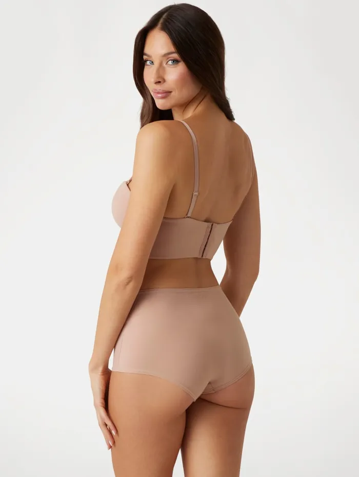 GUESS Intimates Eveline Deep Plunge Bra Brown 8211 Women