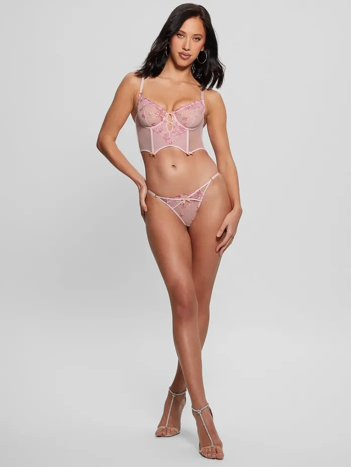 GUESS Intimates Oriana Lace Bustier Pink 8211 Women