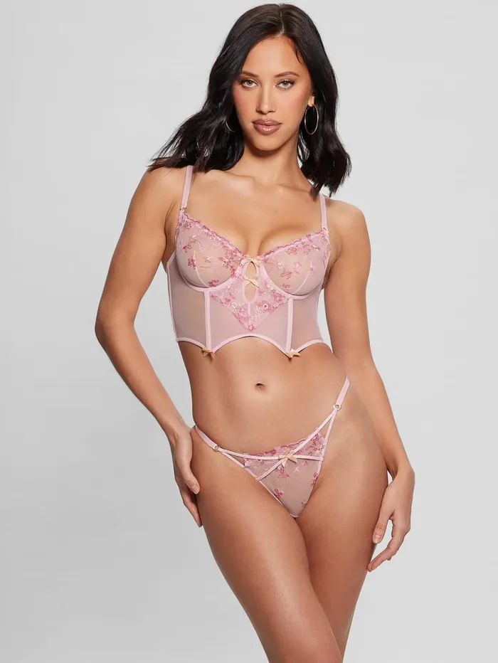 GUESS Intimates Oriana Lace Bustier Pink 8211 Women