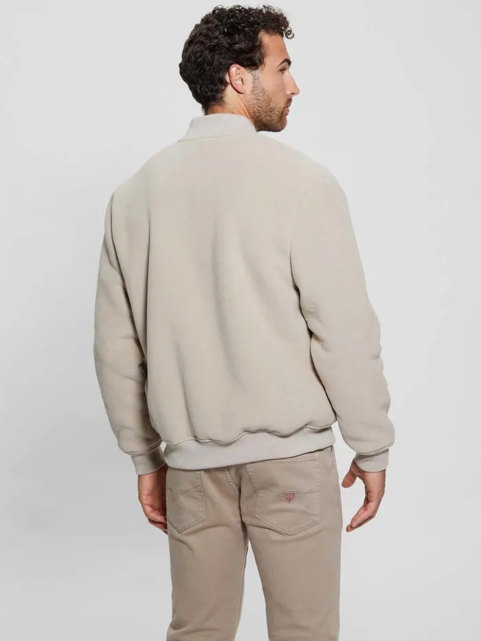 GUESS Jackets and Coats Keid Sherpa Jacket Beige 8211 Men
