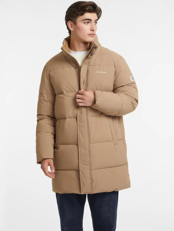 GUESS Jackets and Coats MidLength Puffer Jacket Black 8211 Men
