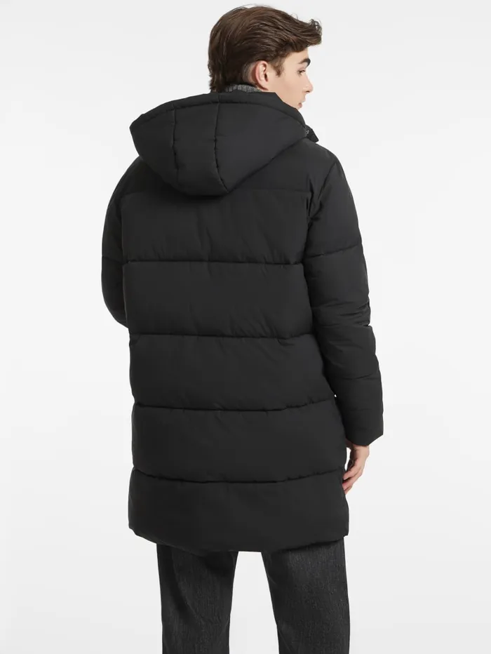GUESS Jackets and Coats MidLength Puffer Jacket Black 8211 Men