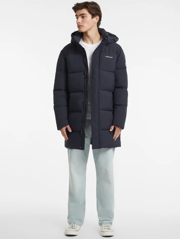 GUESS Jackets and Coats MidLength Puffer Jacket Black 8211 Men