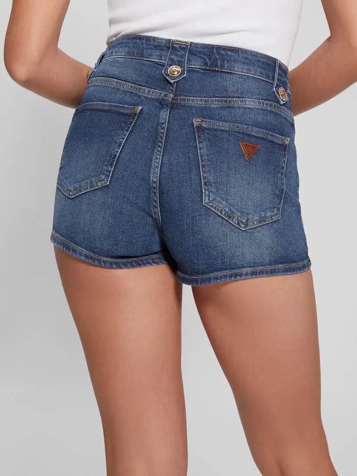 GUESS Jeans and Denim Eco Clash Denim Shorts Blue 8211 Women