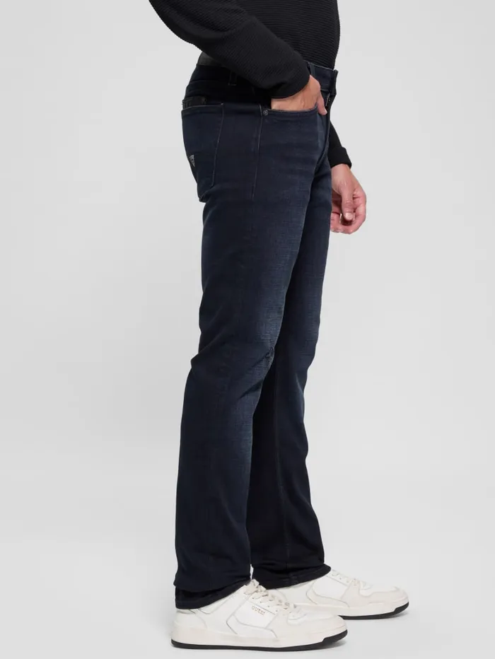 GUESS Jeans and Denim Eco Finnley Distressed Tapered Jeans Blue 8211 Men
