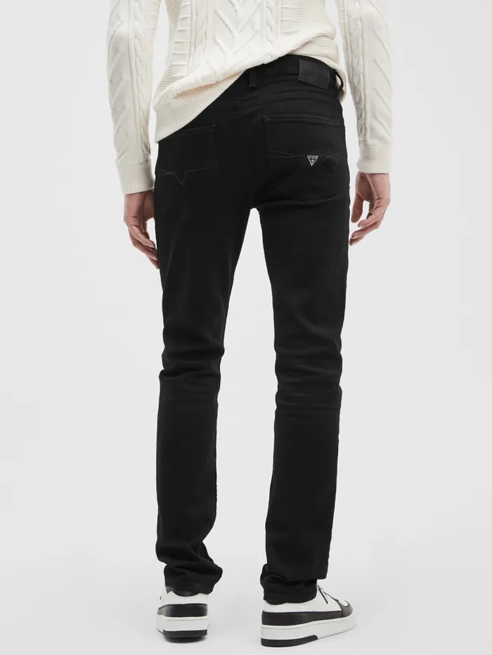 GUESS Jeans and Denim Eco Tapered Jeans Black 8211 Men