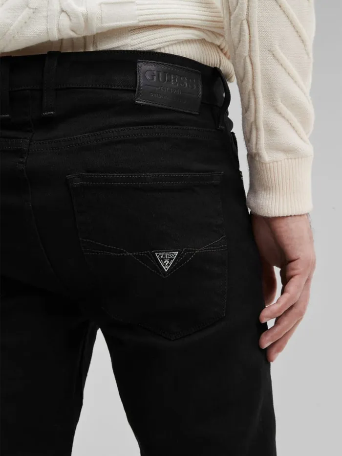 GUESS Jeans and Denim Eco Tapered Jeans Black 8211 Men