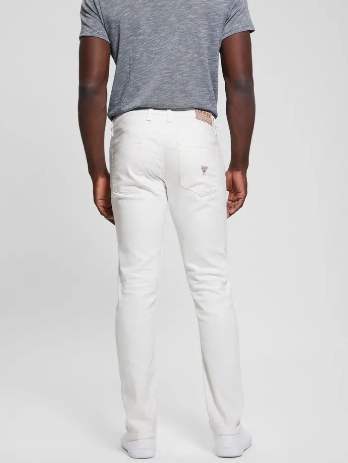 GUESS Jeans and Denim Finnley Tapered Jeans White 8211 Men