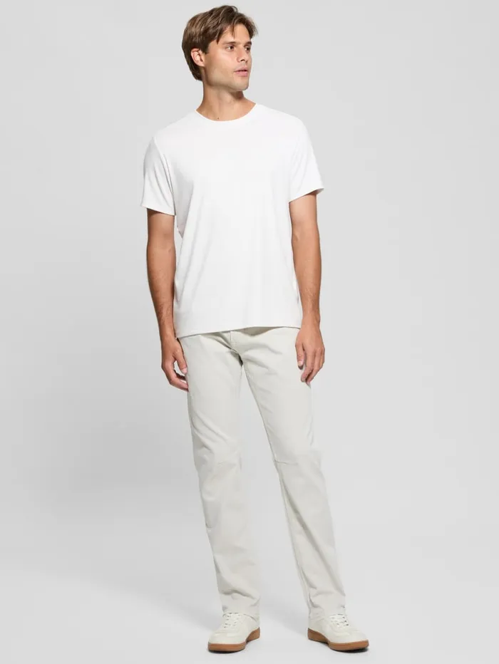 GUESS Jeans and Denim Mateo Straight Jeans Beige 8211 Men
