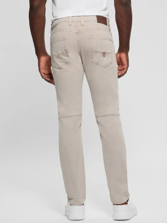 GUESS Jeans and Denim Mateo Straight Jeans Beige 8211 Men