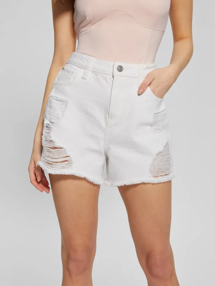 GUESS Jeans and Denim Relaxed Denim Shorts Colors 8211 Women