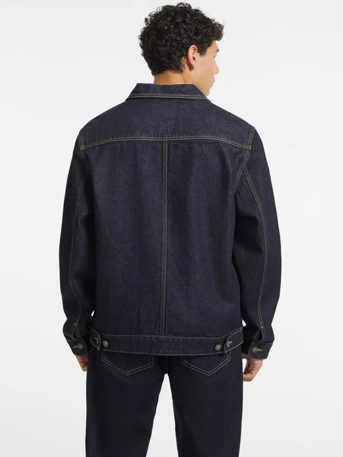 GUESS Jeans and Denim Selvedge Denim Jacket Blue 8211 Men