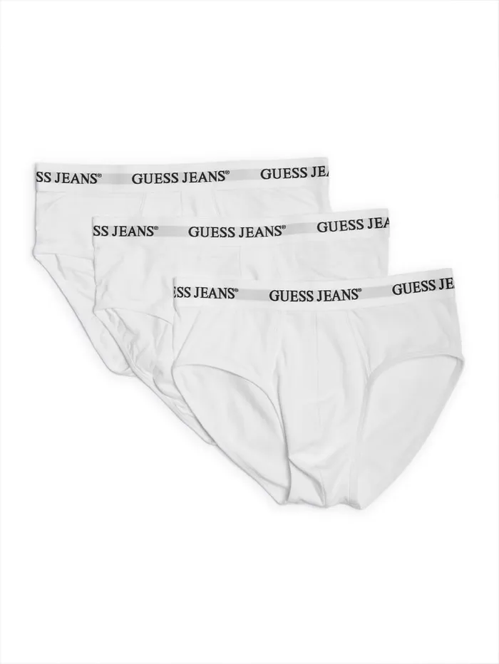 GUESS Men Eco Jeans 3Pack Boxer Briefs White 8211 Men