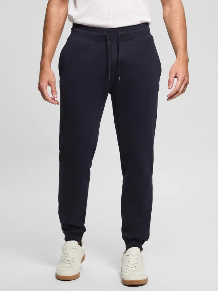 GUESS Pants and Shorts Eco Aldwin Logo Pants Green 8211 Men